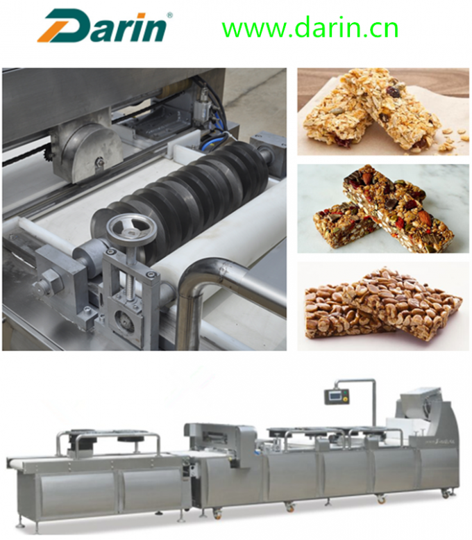 2018 καυτή κοπή φραγμών φυστικιών φραγμών δημητριακών φραγμών Muesli πώλησης που κατασκευάζει τη μηχανή με το PLC Siemens που γίνεται από τα μηχανήματα του Darin