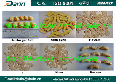 Γραμμή επεξεργασίας τροφίμων μηχανών εξωθητών ριπών ρυζιού σίτου κριθαριού του Darin