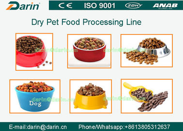Επαγγελματική αυτόματη γραμμή παραγωγής εξωθητών τροφίμων της Pet σκυλιών με το CE