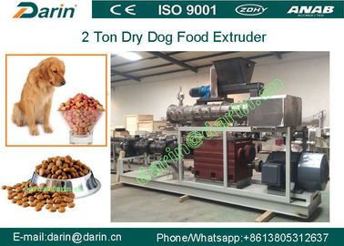 Kibble ο εξοπλισμός εξωθητών τροφίμων της Pet σκυλιών/η μηχανή επεξεργασίας με τη διπλή βίδα