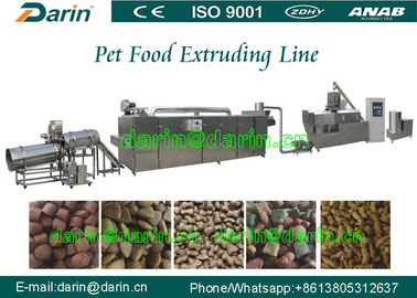 Ζωική μηχανή παραγωγής εξωθητών τροφίμων της Pet σκυλιών για το καλαμπόκι, σόγια, γεύμα κόκκαλων