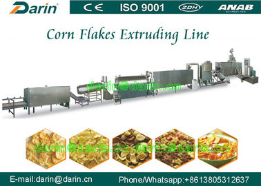 Μηχανήματα νιφάδων καλαμποκιού δημητριακών προγευμάτων με τη μεγάλη περιεκτικότητα 120-300kg/h
