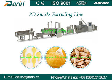 Διπλή μηχανή εξωθητών πρόχειρων φαγητών βιδών, αυτόματη γραμμή παραγωγής προϊόντων σβόλων