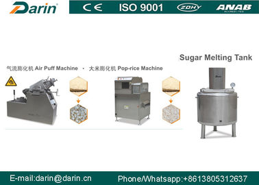 Υψηλός ξεφγμένος παραγωγή φραγμός δημητριακών που κατασκευάζει τη μηχανή, πολυσύνθετη γραμμή παραγωγής ζάχαρης σφαιρών ρυζιού