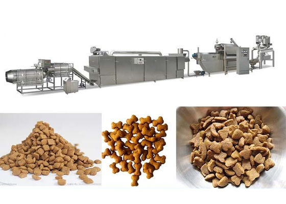 1000kg/h Εξαγωγέας τροφίμων για ζώα, γραμμή παραγωγής ψαροσφαιρίων 5300 X 1100 X 2300mm