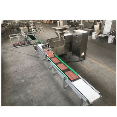 SUS304 της Pet τροφίμων εξωθητών αυτόματη κρέατος φραγμών εισόδων κρύα γραμμή παραγωγής ανοξείδωτου βιδών εξώθησης ενιαία