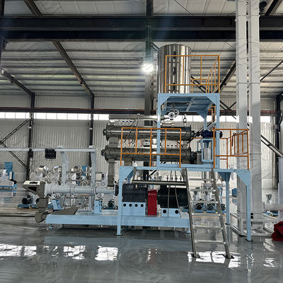 1000kg/h Εξαγωγέας τροφίμων για ζώα, γραμμή παραγωγής ψαροσφαιρίων 5300 X 1100 X 2300mm