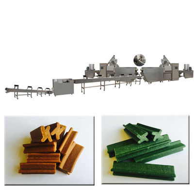 Γραμμή παραγωγής προϊόντων της Pet πρόχειρων φαγητών μασήματος μηχανών/σκυλιών τσίχλας της Pet