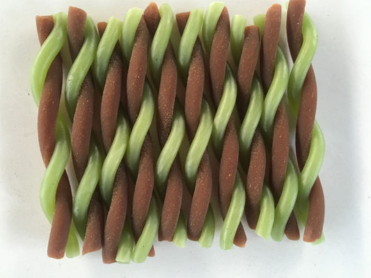 Γραμμή παραγωγής προϊόντων της Pet πρόχειρων φαγητών μασήματος μηχανών/σκυλιών τσίχλας της Pet