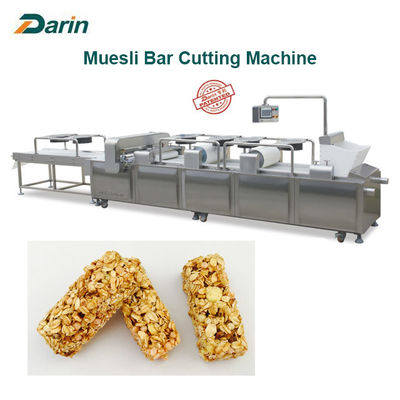 Φραγμός δημητριακών Muesli που κατασκευάζει τη μηχανή Darin το υψηλό ανοξείδωτο παραγωγής ευφυής λειτουργία PLC