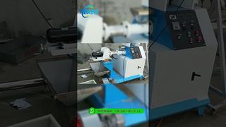Δοκιμή γραμμής εξώθησης σφαιριδίων τροφοδοσίας σκύλου ξηρού τύπου 40-150 kg/h στο εργοστάσιό μας