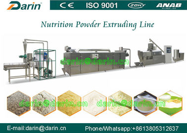 150kg/hr θρεπτική γραμμή επεξεργασίας μηχανών εξωθητών τροφίμων σκονών ρυζιού