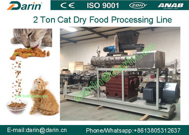 2 μεγάλος εξοπλισμός εξωθητών τροφίμων Capcity Pet τόνου, γάτα/μηχανή εξωθητών τροφών ψαριών