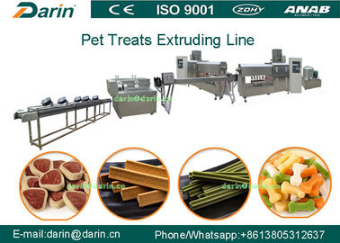 100kg/h μηχανή εξωθητών τροφίμων σκυλιών υψηλής ικανότητας για το πρόχειρο φαγητό της Pet