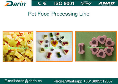 Η γραμμή επεξεργασίας τροφίμων της Pet για το σκυλί μασά τα πρόχειρα φαγητά, μεταχειρίζεται, ημι υγρά ζωικά τρόφιμα