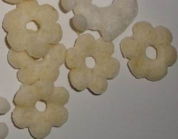 Τριζάτα καλαμποκιού ριπών πρόχειρων φαγητών υλικά ανοξείδωτου εξωθητών ρυζιού σόγιας βιδών μηχανών δίδυμα