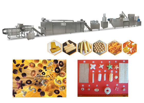 Γρήγορη κατασκευή πρόχειρων φαγητών ριπών καλαμποκιού τροφίμων μηχανών πρόχειρων φαγητών ριπών υψηλής ικανότητας ταχύτητας