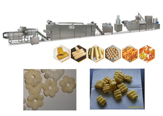 Ανθεκτική μηχανή πρόχειρων φαγητών ριπών, πρόχειρα φαγητά ριπών καλαμποκιού τροφίμων που καθιστά το CE γραμμών περασμένο