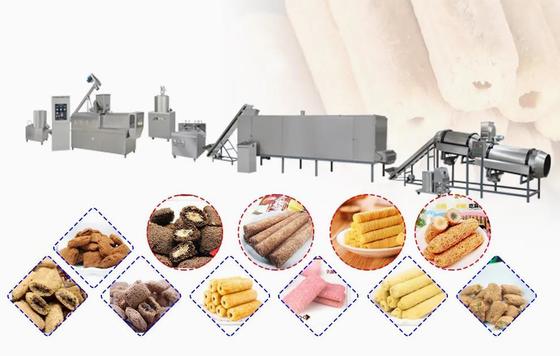 SS304 Μηχανή κατασκευής τσιπς καλαμποκιού / Μηχανή εκχύλισης φουσκωτή 2150 * 1500 * 2300