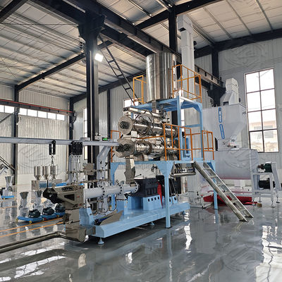 Ανοξείδωτου δίδυμος εξοπλισμός εξωθητών τροφίμων της Pet βιδών ξηρός για το σκυλί, πουλιά