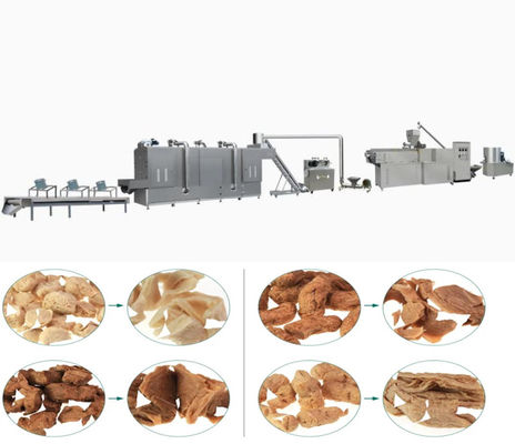 Αγγλική Έκδοση Γραμμής Πρωτεΐνης Σόγιας / Μηχανή Παρασκευής Κομματιών Σόγιας σε Μορφή AutoCAD