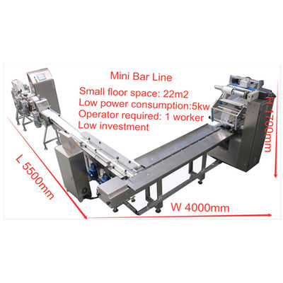 φραγμός δημητριακών 150mm 90pcs/Min που κατασκευάζει τη μηχανή με τον κόπτη