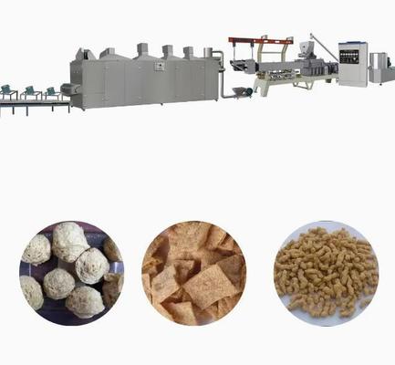 Συνεχής και Αυτόματη Μηχανή Εξώθησης Υφής TVP Σόγιας, Γραμμή Παραγωγής