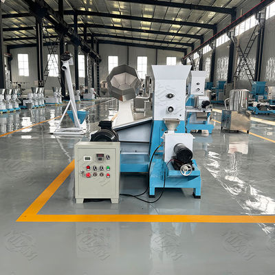 Γρήγορη παραγωγή εξωθητών τροφίμων σκυλιών βιδών SUS η ενιαία για τη Pet μεταχειρίζεται την παραγωγή