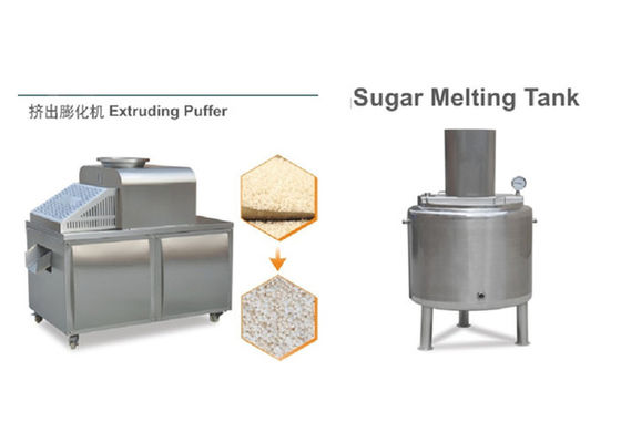 Ρύζι σουσαμιού φυστικιών Granola που αναμιγνύει το φραγμό που διαμορφώνει τη γραμμή