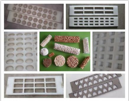 Αυτόματη διαμόρφωση φραγμών/σφαιρών δημητριακών εξοπλισμού κατασκευής ενεργειακών φραγμών ανοξείδωτου