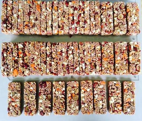 Πρωτεϊνικός φραγμός σόγιας που διαμορφώνει το φραγμό φυστικιών μηχανών/πρόχειρων φαγητών που κατασκευάζει τη μηχανή