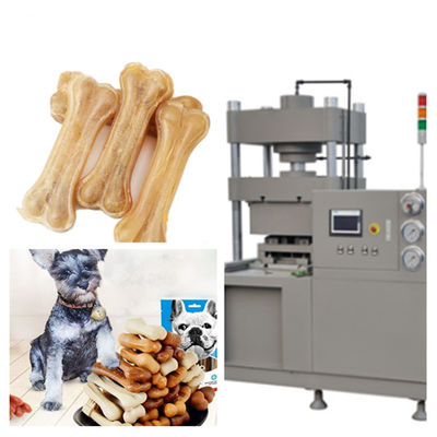 Υδραυλική γραμμή παραγωγής προϊόντων της Pet ελέγχου PLC για Rawhide τη συμπίεση κόκκαλων