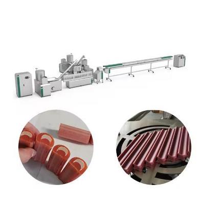 Εγκεκριμένο το CE χρώμα munschy μασά rawhide ραβδιών τη γραμμή επεξεργασίας τροφίμων κατοικίδιων ζώων