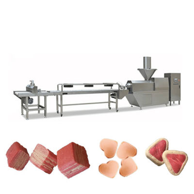 Jerky μαλακό σκυλί κρέατος που μασά το PLC Siemens γραμμών παραγωγής προϊόντων της Pet