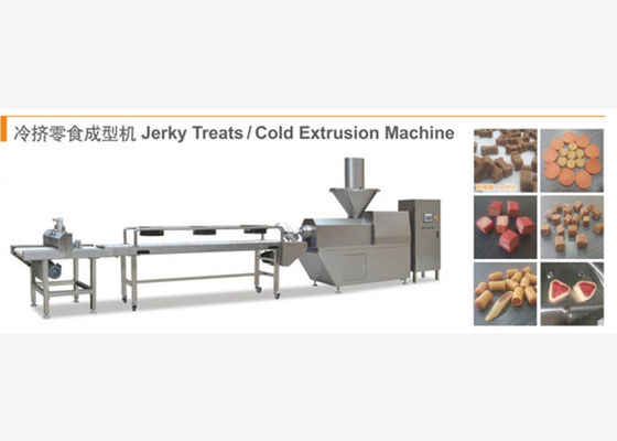 Το κρύο εξωθημένο Jerky πρόχειρο φαγητό σκυλιών μεταχειρίζεται τη μηχανή με την ικανότητα 200-300kg ανά μηχανή τροφίμων της Pet ώρας