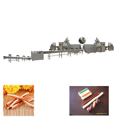 Οδοντική προσοχή σκυλιών που μασά το ενιαίο ανοξείδωτο εξωθητών γραμμών παραγωγής προϊόντων της Pet