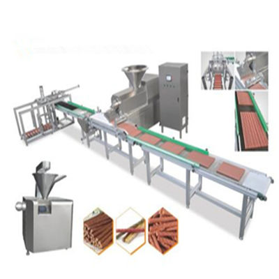 Γραμμή επεξεργασίας λιχουδιών σκύλων Auto Meat Strips για καθημερινή τροφή/μασητικά κόμμεα για κατοικίδια