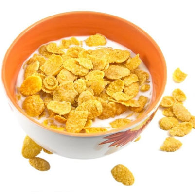 200-300kg/hr νιφάδες γραμμών παραγωγής/αραβόσιτου νιφάδων καλαμποκιού που κατασκευάζουν τη μηχανή με το CE