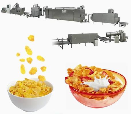 Εξοπλισμός για δημητριακά πρωινού Corn Flakes 330kw  Στεγνωτήριο Corn Flakes 45x5x3m
