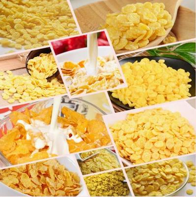 200-500kg Kellogg ψητά δημητριακά πρωινού, σιτηρά καλαμποκιού, φλακάρες επεξεργασίας