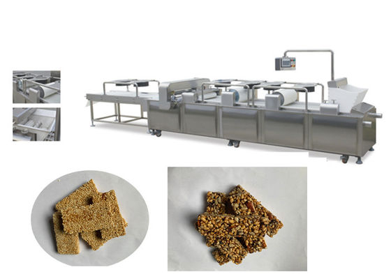 Τέμνουσα μηχανή φραγμών οθόνης αφής PLC 400kg/Hr Muesli