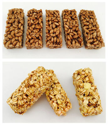 Τέμνουσα γραμμή 300-400 Kg/Hr φραγμών δημητριακών καρυδιών φρούτων βρωμών