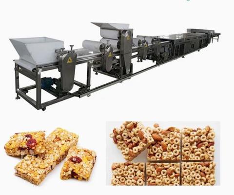 Βαθμός τροφίμων 150mm φραγμός 80pcs/Min Granola που κατασκευάζει τη μηχανή