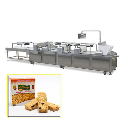 Chikki/φραγμός δημητριακών Muesli που κατασκευάζει τη μηχανή, γραμμή παραγωγής φραγμών φρούτων