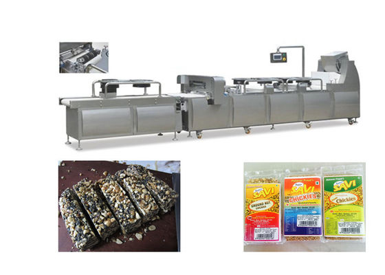 400-600kg/hr ξεφγμένος φραγμός δημητριακών Chikki ρυζιού που κατασκευάζει το ανοξείδωτο 304 μηχανών