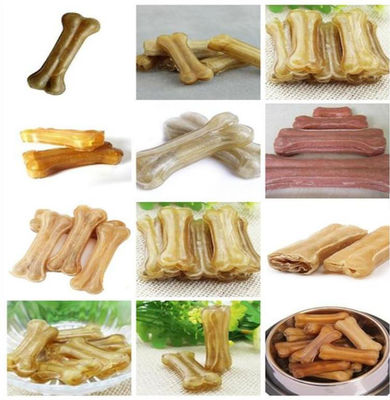 380V, 50/πιεσμένα 60Hz Rawhide πρόχειρα φαγητά σκυλιών κόκκαλων που κατασκευάζουν τη μηχανή