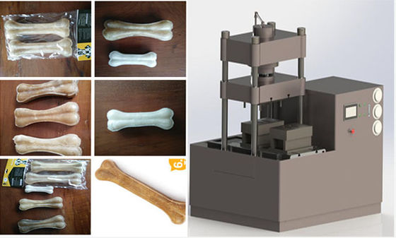 60T διπλά Rawhide απολαύσεων σκυλιών φορμών οδοντικά πιεσμένα κόκκαλο κόκκαλα που προσαρμόζονται