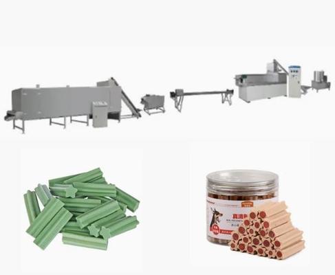 Ο εξοπλισμός/η Pet εξωθητών βιδών καψαλισμάτων μεταχειρίζεται τη μηχανή τροφίμων σκυλιών κόκκαλων