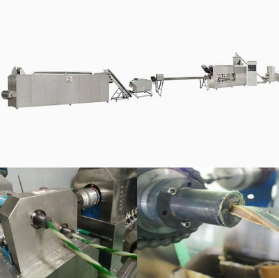 95kW Εξοπλισμός Επεξεργασίας Τροφών Σκύλων Twist από Πλήρως Ανοξείδωτο Χάλυβα Μηχανή Εξώθησης Ζώων SS304