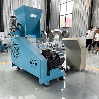 New 220-480V Floating Fish Feed Mill Pellet Making Machine Single-Screw dog food extruder machine Engine Food Grade Stainless Steel Pet Food Processing